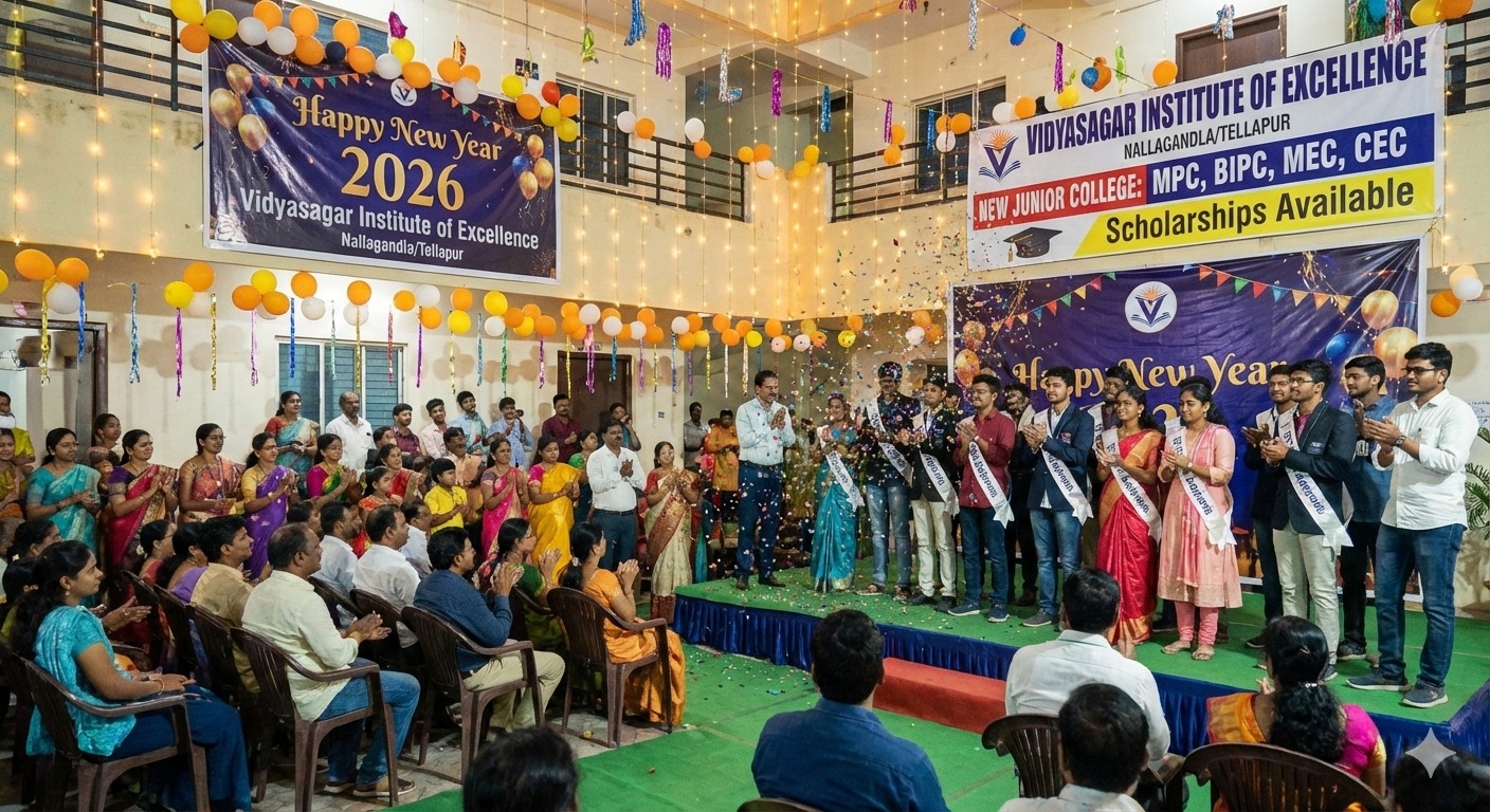 విద్యాసాగర్ ఇన్‌స్టిట్యూట్ ఆఫ్ ఎక్సలెన్స్‌లో నూతన సంవత్సర వేడుకలు.