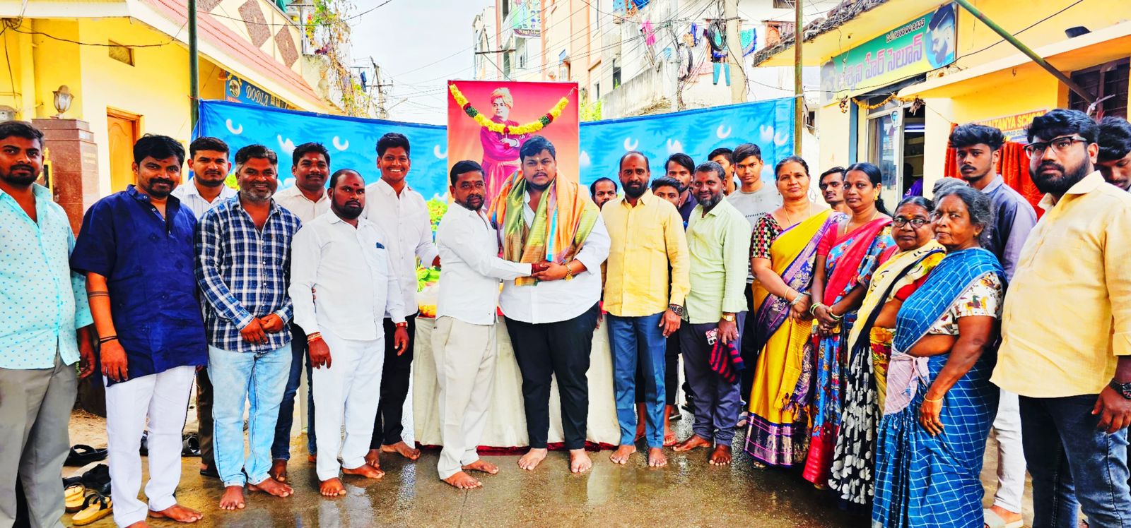 మల్లాపూర్ ఎన్టీఆర్ నగర్‌లో స్వామి వివేకానంద జయంతి వేడుకలు