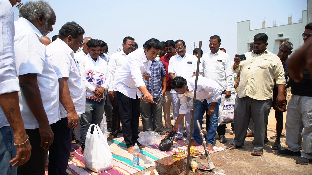 14:50 లక్షలతో అభివృద్ధి పనికి భూమి పూజ: ఎమ్మెల్యే డాక్టర్ పార్థసారధి.