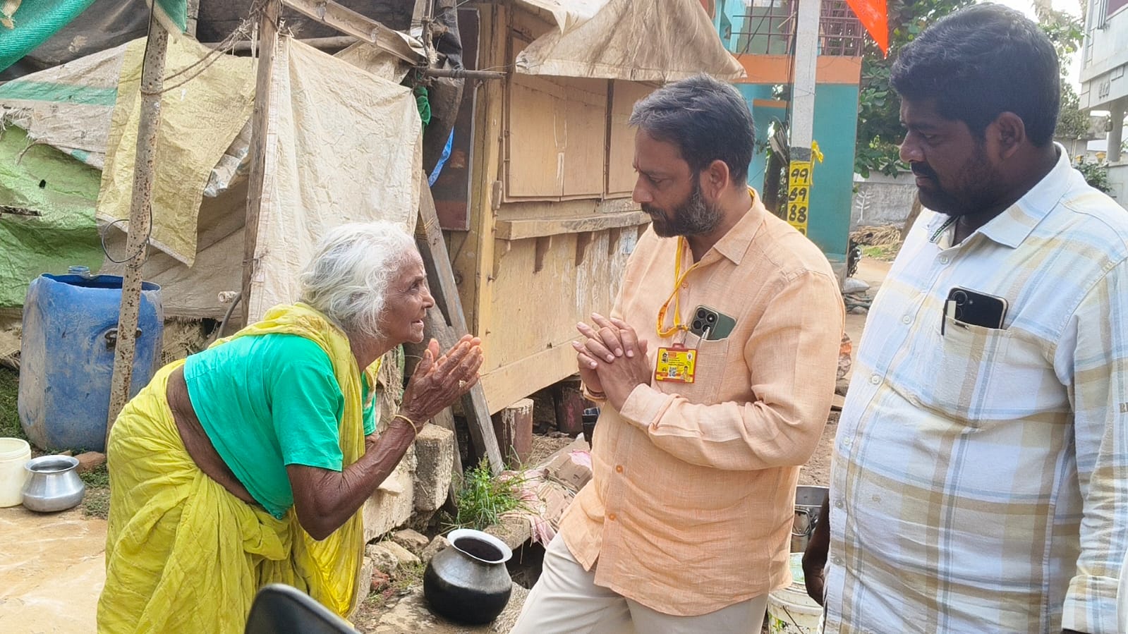 రంగంపేటలో ఘనంగా ‘ఎన్టీఆర్ భరోసా’ పింఛన్ల పంపిణీ